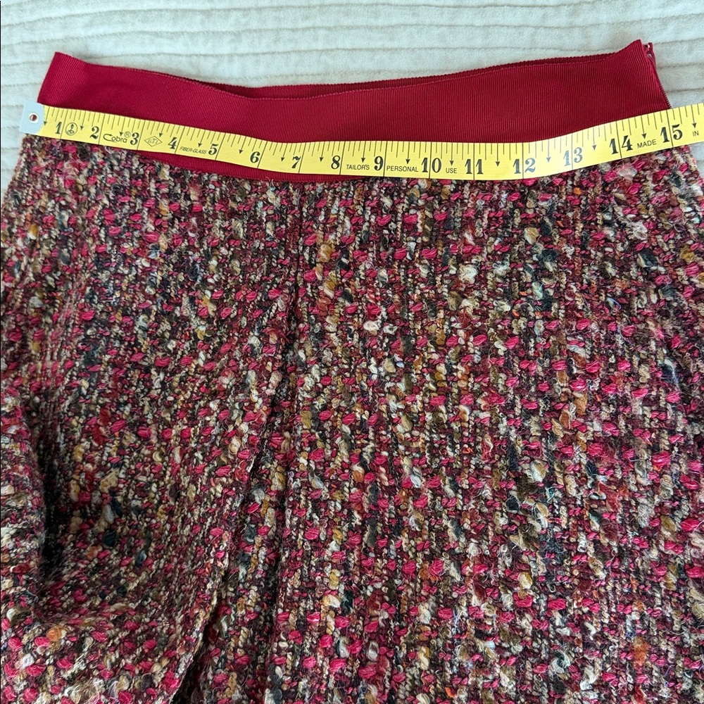 Alberta Ferretti Multicolor Tweed A-Line Skirt USA size 4 - Picture 17 of 17
